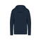 Sudadera capucha tejido Terry Towel orgánica unisex NS416. Color azul marino lavado.