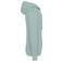 Sudadera capucha tejido Terry Towel orgánica unisex NS416. Color verde jade lavado.