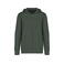 Sudadera capucha y cremallera tejido Terry Towel orgánica unisex NS417. Color caqui orgánico lavado.