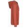 Sudadera capucha y cremallera tejido Terry Towel orgánica unisex NS417. Color pomelo lavado.
