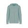 Sudadera capucha y cremallera tejido Terry Towel orgánica unisex NS417. Color verde jade lavado.