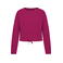 Sudadera reciclada mujer NS429. Color morado cereza.