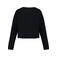 Sudadera reciclada mujer NS429. Color negro.