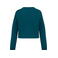 Sudadera reciclada mujer NS429. Color verde pavo real.