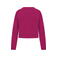 Sudadera reciclada mujer NS429. Color morado cereza.