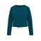 Sudadera reciclada mujer NS429. Color verde pavo real.