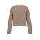 Sudadera reciclada mujer NS429. Color arena mojada.