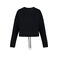 Sudadera reciclada mujer NS429. Color negro.
