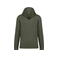 Sudadera capucha orgánica unisex NS436. Color caqui orgánico.