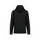 Sudadera capucha orgánica unisex NS436. Color negro.