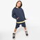 Sudadera oversize con capucha sostenible niño NS438. .