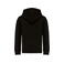 Sudadera oversize con capucha sostenible niño NS438. Color negro.