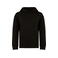 Sudadera oversize con capucha sostenible niño NS438. Color negro.
