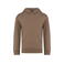 Sudadera oversize con capucha sostenible niño NS438. Color madera a la deriva.