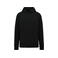 Sudadera oversize con capucha sostenible unisex NS448. Color negro lavado.