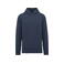 Sudadera oversize con capucha sostenible unisex NS448. Color azul marino lavado.