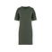 Vestido camiseta oversize orgánico mujer NS5000. Color caqui orgánico lavado.