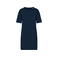 Vestido camiseta oversize orgánico mujer NS5000. Color azul marino lavado.
