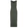 Vestido sin mangas orgánico mujer NS5012. Color caqui orgánico lavado.
