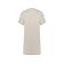 Vestido camiseta orgánico mujer NS5028. Color marfil.