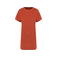 Vestido camiseta orgánico mujer NS5028. Color pomelo.