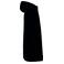 Chaqueta impermeable con capucha reciclada unisex NS615. Color negro.