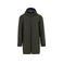 Chaqueta impermeable con capucha reciclada unisex NS615. Color caqui orgánico.