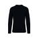 Jersey cuello redondo orgánico hombre NS911. Color negro.