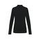 Polo manga larga algodón Supima mujer PK203. Color negro.