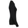 Polo manga larga algodón Supima mujer PK203. Color negro.