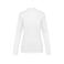 Polo manga larga algodón Supima mujer PK203. Color blanco.