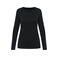 Camiseta manga larga algodón Supima mujer PK303. Color negro.