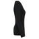 Camiseta manga larga algodón Supima mujer PK303. Color negro.