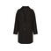 Abrigo largo mujer PK6021. Color negro.