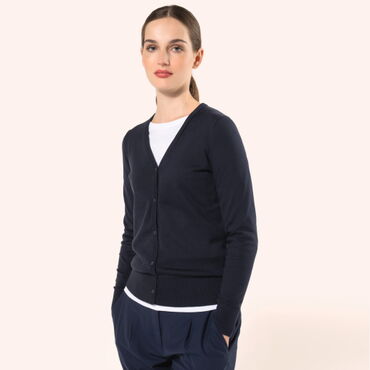 Cardigan de punto algodón Supima mujer PK903