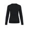 Cardigan de punto algodón Supima mujer PK903. Color negro.