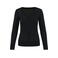 Cardigan de punto algodón Supima mujer PK903. Color negro.