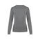 Cardigan de punto algodón Supima mujer PK903. Color gris jaspeado.
