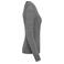Jersey de lana merina mujer PK911. Color gris jaspeado.