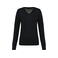 Jersey de lana merina mujer PK911. Color negro.