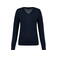 Jersey de lana merina mujer PK911. Color azul marino oscuro.