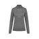 Jersey de lana merina mujer PK913. Color gris jaspeado.