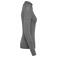 Jersey de lana merina mujer PK913. Color gris jaspeado.