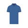 Polo piqué orgánico hombre K2025. Color azul real claro.