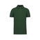 Polo piqué orgánico hombre K2025. Color verde bosque.