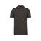 Polo piqué orgánico hombre K2025. Color gris oscuro.