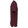 Polo piqué orgánico hombre K2025. Color vino.
