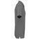 Polo piqué orgánico hombre K2025. Color gris jaspeado.