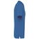 Polo piqué orgánico hombre K2025. Color azul real claro.