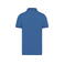 Polo piqué orgánico hombre K2025. Color azul real claro.